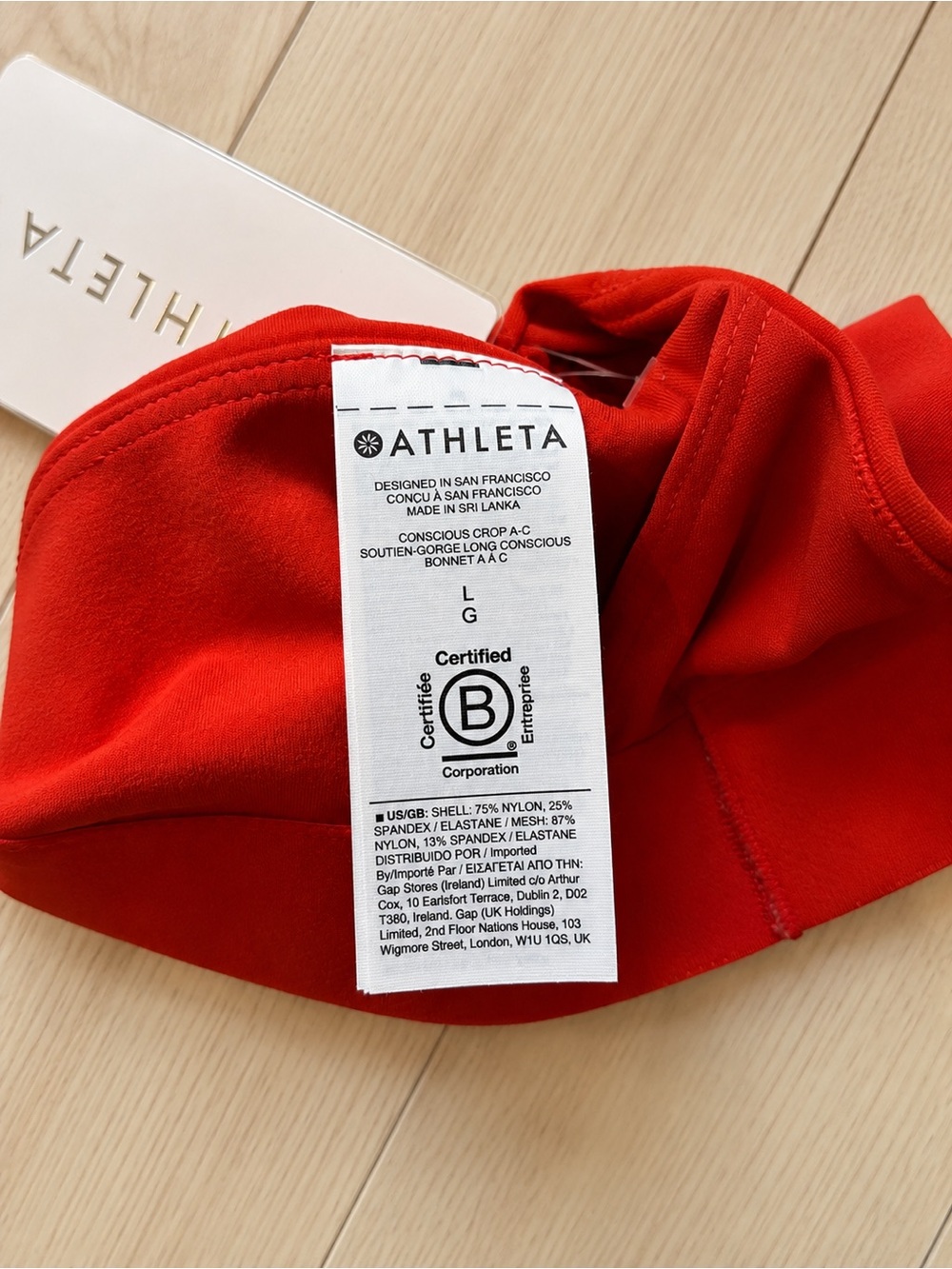Athleta Conscious Crop Tank Women’s L - Picture 6 of 6